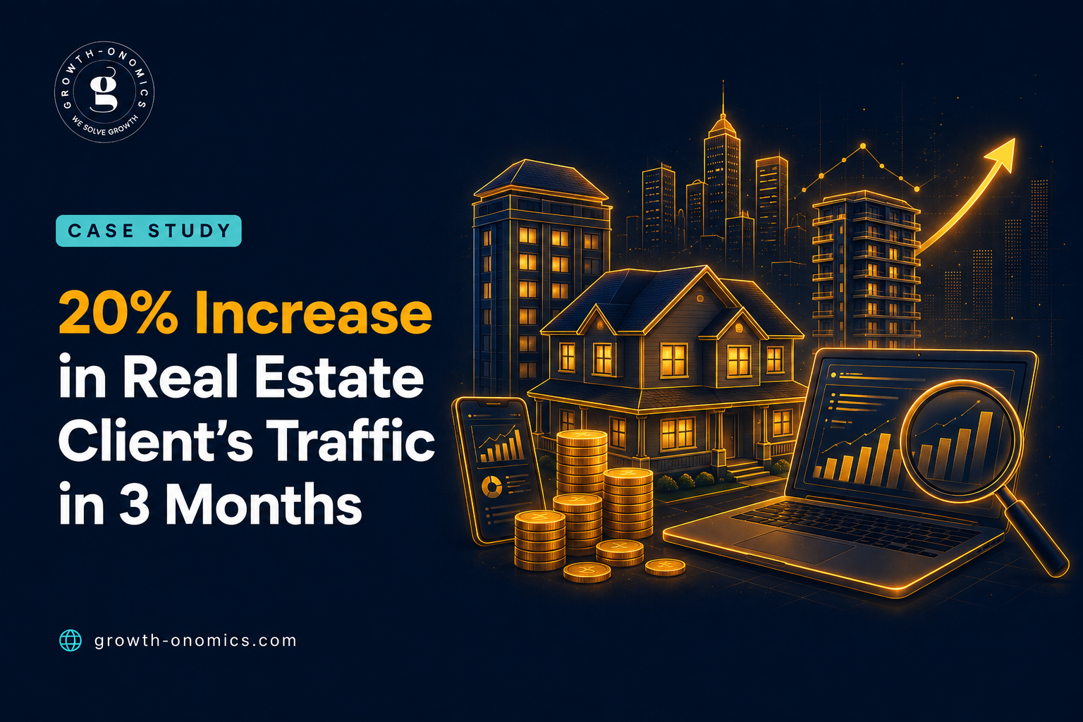 20% Increase in Real Estate Client’s Traffic in 3 Months