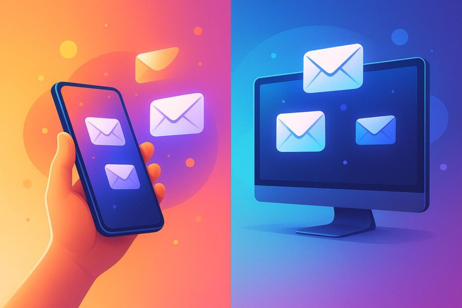 Mobile vs Desktop Email Engagement Metrics