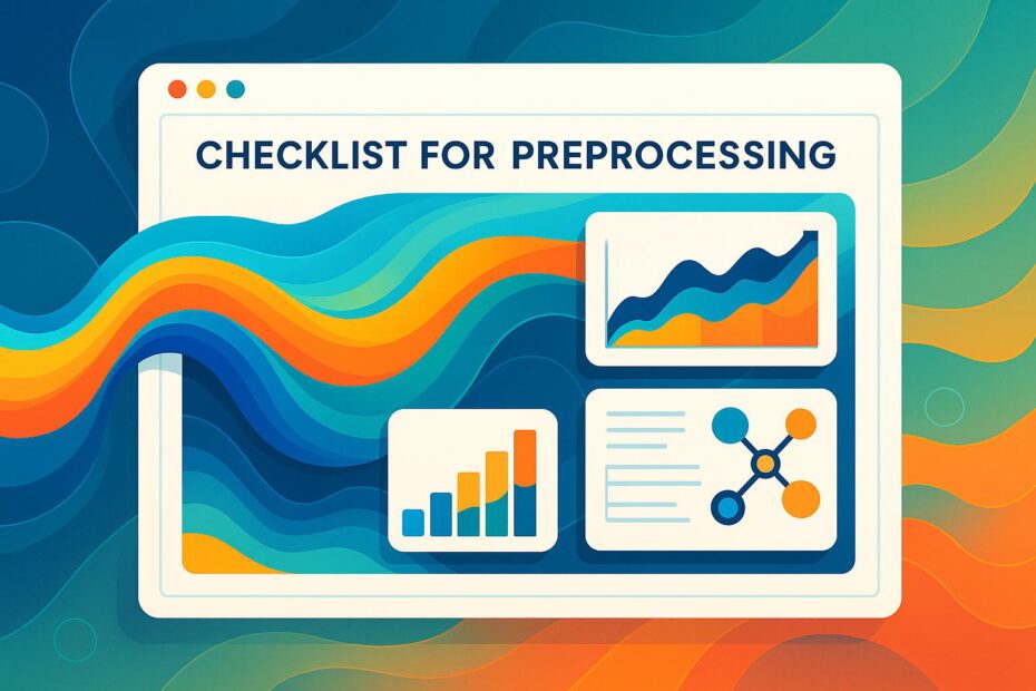 Checklist for Preprocessing Clickstream Data