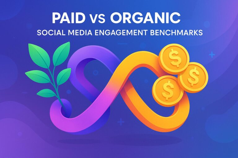 Paid vs Organic Social Media: Engagement Benchmarks