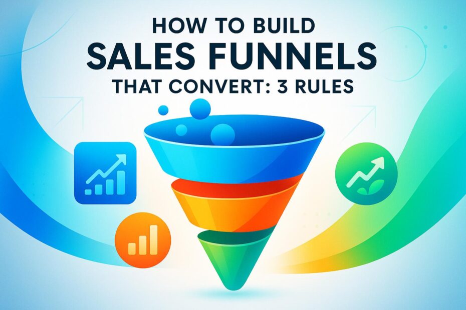 How to Build Sales Funnels That Convert: 3 Rules