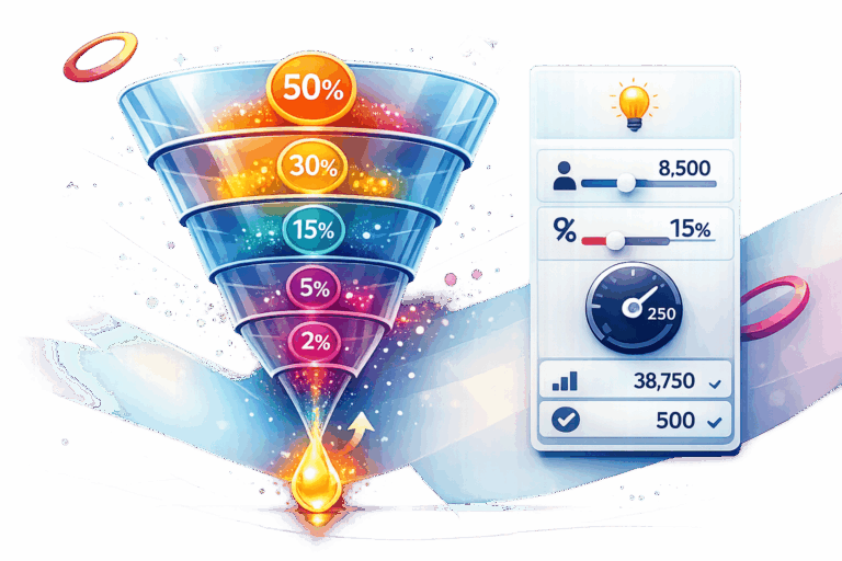 Marketing Funnel Conversion Calculator