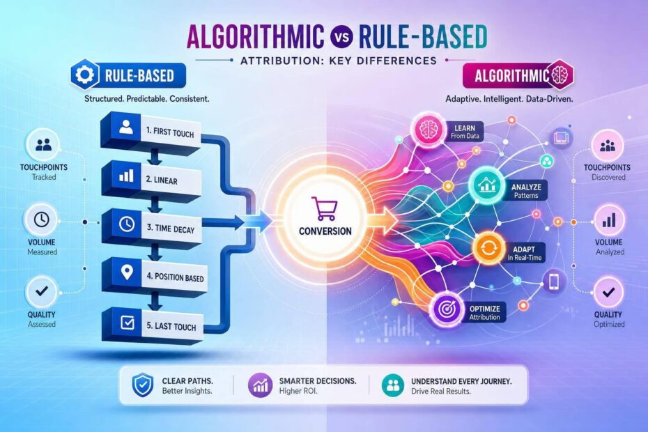 Algorithmic vs Rule-Based Attribution: Key Differences