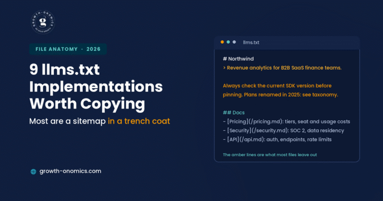 9 llms.txt Implementations Worth Copying